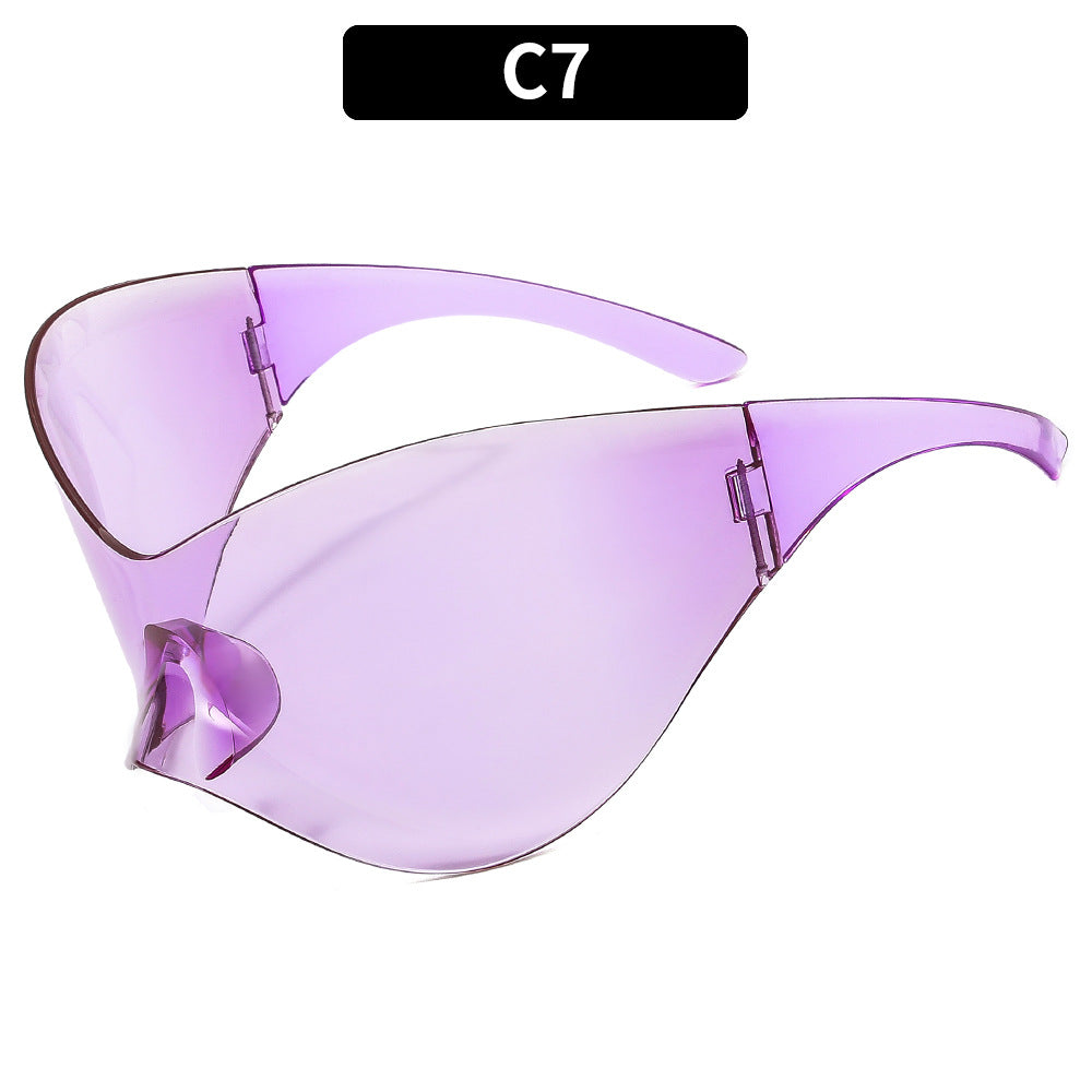 Bellise – Wraparound Shield Sunglasses