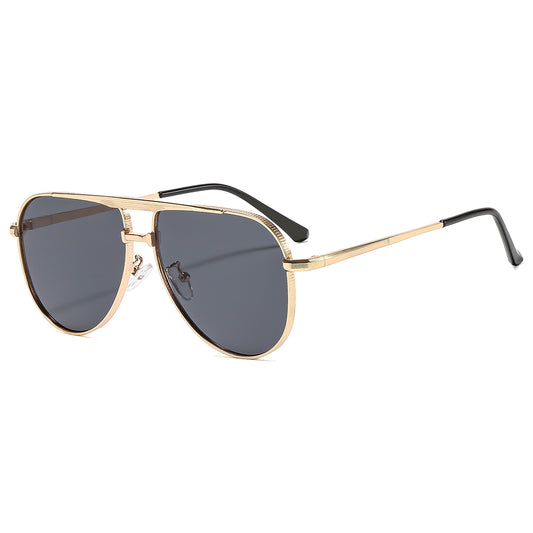 Hollis – Rectangular Aviator Sunglasses