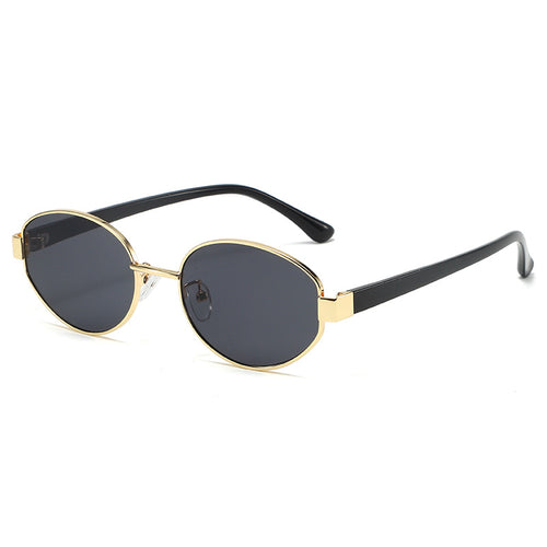 Dielle – Oval Metal Sunglasses