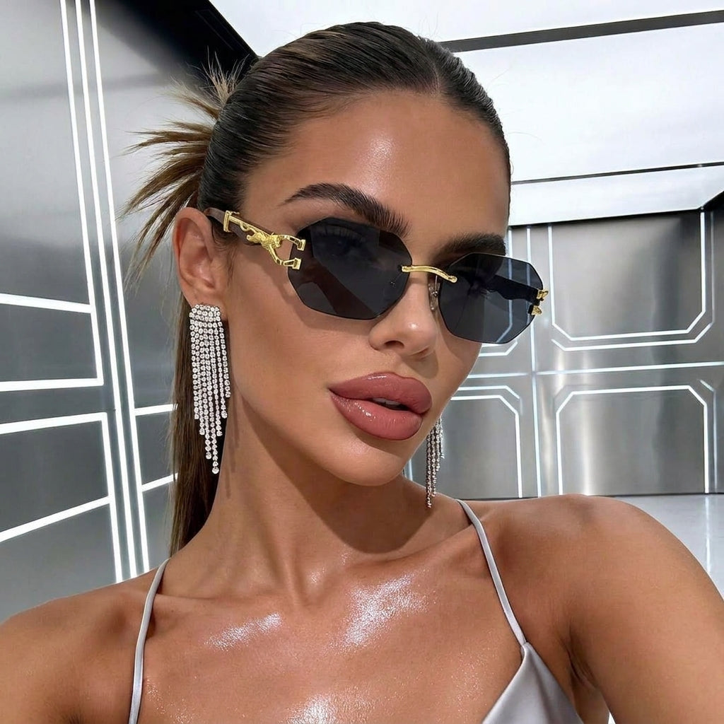 Edrin – Rimless Square Sunglasses